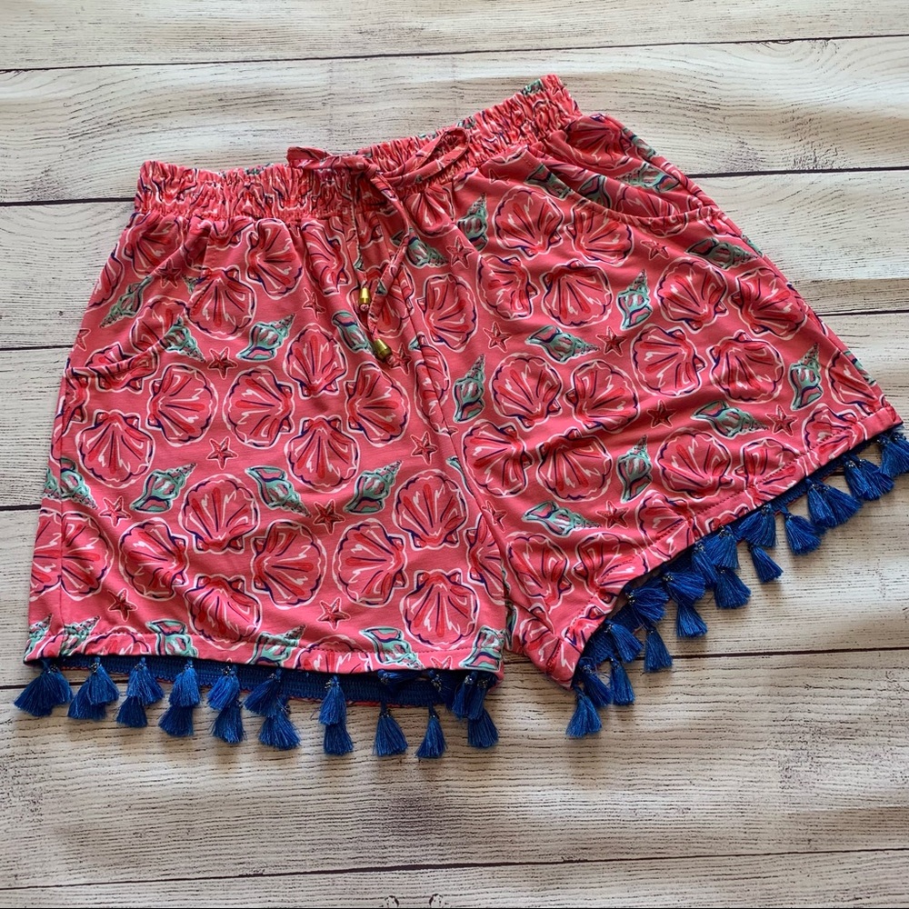 Simply Southern Pink Beach Shorts Size Small/Medium